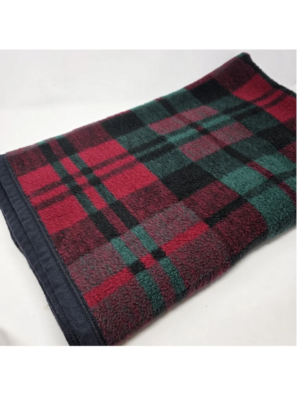 Biederlack Of America Vtg Aurora Throw Blanket USA Plaid 48